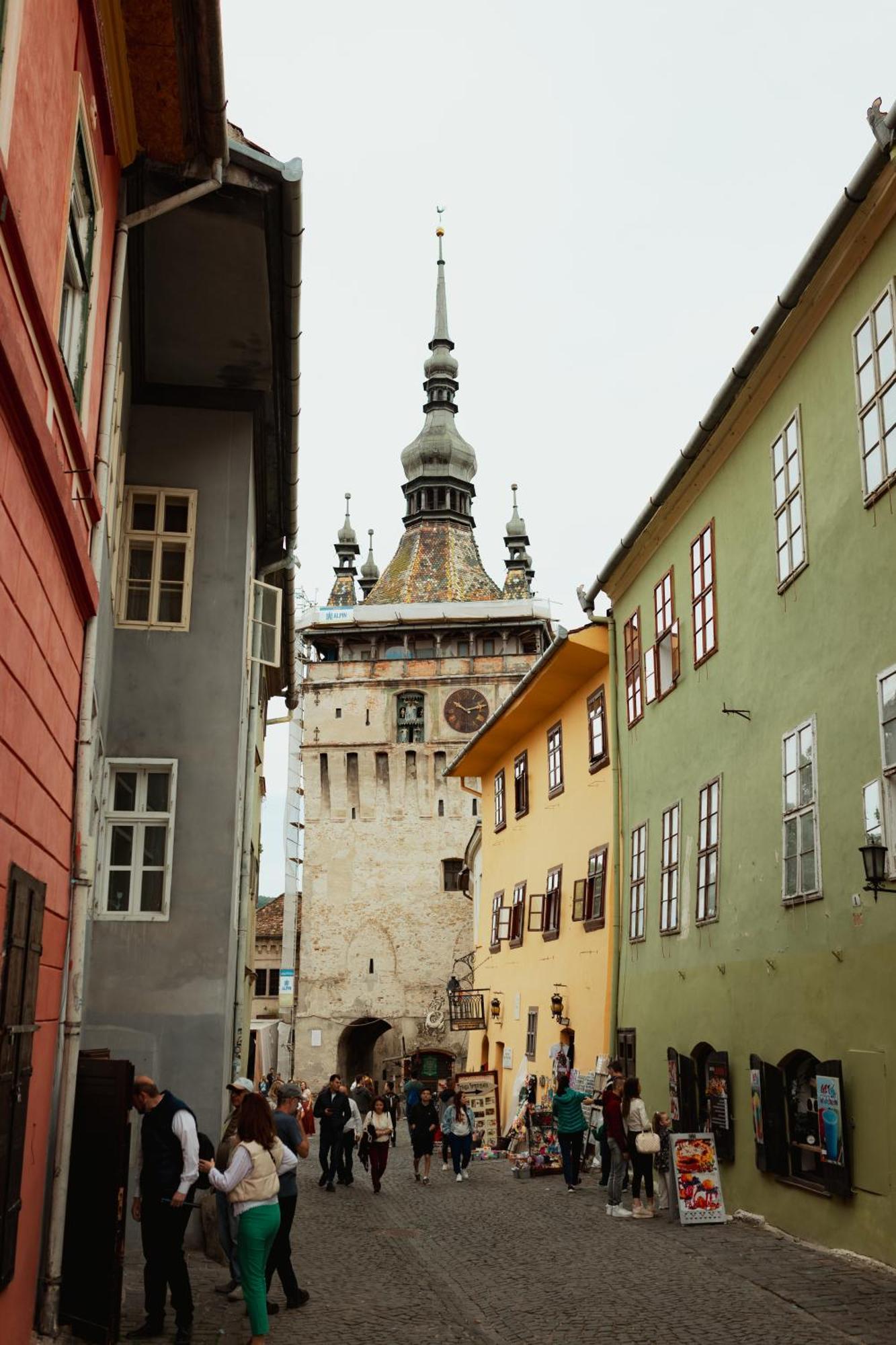Casa Leonhardt Lägenhet Sighişoara Exteriör bild